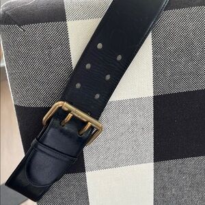 Ralph Lauren Black Belt Bag with Sleek Design